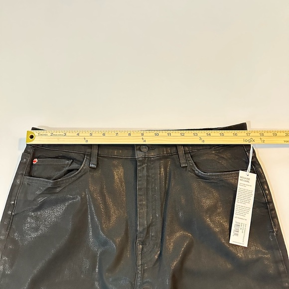 Hudson Jeans Noa High-Rise Crop Coated Denim in Stellar | Size 34 | NWT - Picture 7 of 16